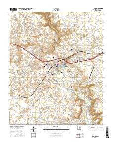 Santa Rosa New Mexico Current topographic map, 1:24000 scale, 7.5 X 7.5 Minute, Year 2017