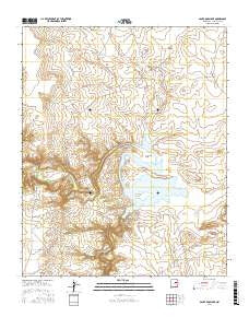 Santa Rosa Lake New Mexico Current topographic map, 1:24000 scale, 7.5 X 7.5 Minute, Year 2017