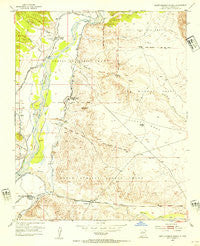 Santo Domingo Pueblo New Mexico Historical topographic map, 1:24000 scale, 7.5 X 7.5 Minute, Year 1953