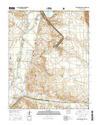 Santo Domingo Pueblo New Mexico Current topographic map, 1:24000 scale, 7.5 X 7.5 Minute, Year 2017
