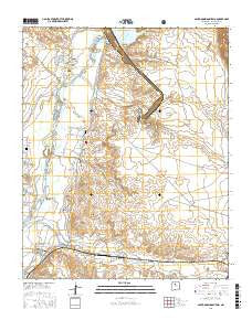 Santo Domingo Pueblo New Mexico Current topographic map, 1:24000 scale, 7.5 X 7.5 Minute, Year 2017