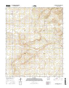 Santo Nino Canyon New Mexico Current topographic map, 1:24000 scale, 7.5 X 7.5 Minute, Year 2017