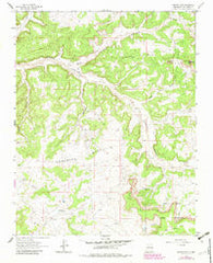 Santos Peak New Mexico Historical topographic map, 1:24000 scale, 7.5 X 7.5 Minute, Year 1963