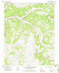 Santos Peak New Mexico Historical topographic map, 1:24000 scale, 7.5 X 7.5 Minute, Year 1963