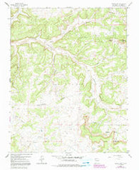 Santos Peak New Mexico Historical topographic map, 1:24000 scale, 7.5 X 7.5 Minute, Year 1963