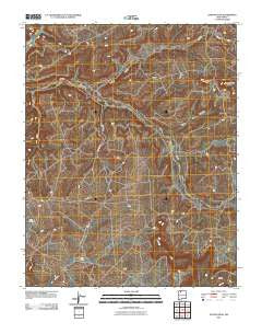Santos Peak New Mexico Historical topographic map, 1:24000 scale, 7.5 X 7.5 Minute, Year 2010