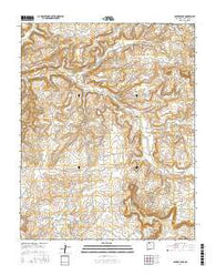Santos Peak New Mexico Current topographic map, 1:24000 scale, 7.5 X 7.5 Minute, Year 2017