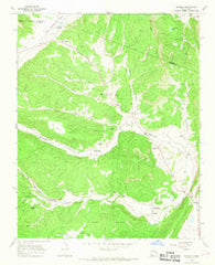 Sapello New Mexico Historical topographic map, 1:24000 scale, 7.5 X 7.5 Minute, Year 1965