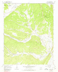 Sapello New Mexico Historical topographic map, 1:24000 scale, 7.5 X 7.5 Minute, Year 1965