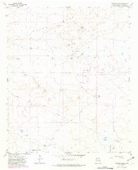 Sardine Lake New Mexico Historical topographic map, 1:24000 scale, 7.5 X 7.5 Minute, Year 1967