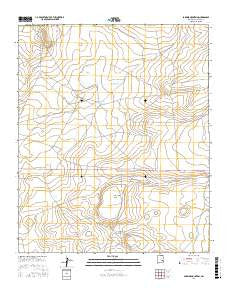 Sardine Mountain New Mexico Current topographic map, 1:24000 scale, 7.5 X 7.5 Minute, Year 2017
