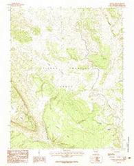 Sawmill Mesa New Mexico Historical topographic map, 1:24000 scale, 7.5 X 7.5 Minute, Year 1983