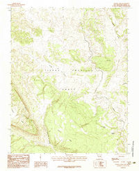 Sawmill Mesa New Mexico Historical topographic map, 1:24000 scale, 7.5 X 7.5 Minute, Year 1983