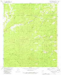 Sawmill Peak New Mexico Historical topographic map, 1:24000 scale, 7.5 X 7.5 Minute, Year 1981