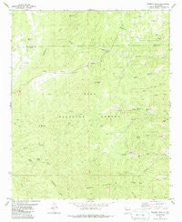 Sawmill Peak New Mexico Historical topographic map, 1:24000 scale, 7.5 X 7.5 Minute, Year 1981