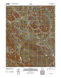 Sawmill Mesa New Mexico Historical topographic map, 1:24000 scale, 7.5 X 7.5 Minute, Year 2010