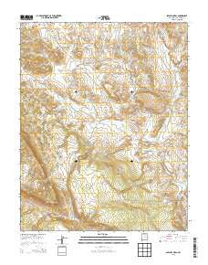 Sawmill Mesa New Mexico Historical topographic map, 1:24000 scale, 7.5 X 7.5 Minute, Year 2013