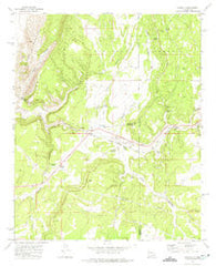 Scholle New Mexico Historical topographic map, 1:24000 scale, 7.5 X 7.5 Minute, Year 1972