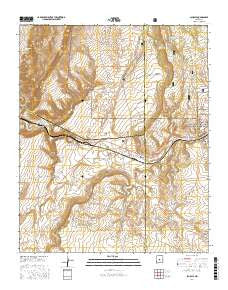 Scholle New Mexico Current topographic map, 1:24000 scale, 7.5 X 7.5 Minute, Year 2017