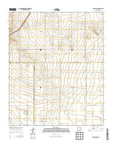 Schram Lake New Mexico Historical topographic map, 1:24000 scale, 7.5 X 7.5 Minute, Year 2013