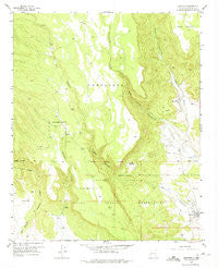 Seboyeta New Mexico Historical topographic map, 1:24000 scale, 7.5 X 7.5 Minute, Year 1957