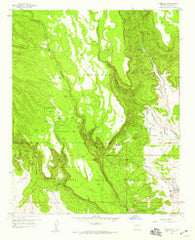 Seboyeta New Mexico Historical topographic map, 1:24000 scale, 7.5 X 7.5 Minute, Year 1957