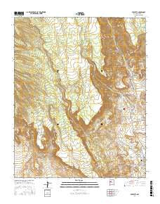 Seboyeta New Mexico Current topographic map, 1:24000 scale, 7.5 X 7.5 Minute, Year 2017