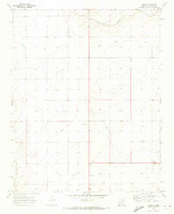 Sedan New Mexico Historical topographic map, 1:24000 scale, 7.5 X 7.5 Minute, Year 1970