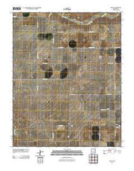 Sedan New Mexico Historical topographic map, 1:24000 scale, 7.5 X 7.5 Minute, Year 2010