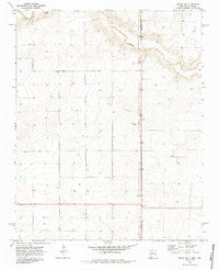 Sedan NE New Mexico Historical topographic map, 1:24000 scale, 7.5 X 7.5 Minute, Year 1970