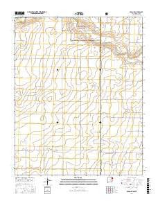 Sedan NE New Mexico Current topographic map, 1:24000 scale, 7.5 X 7.5 Minute, Year 2017