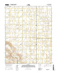 Sedan SE New Mexico Current topographic map, 1:24000 scale, 7.5 X 7.5 Minute, Year 2017