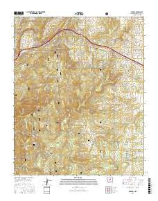 Sedillo New Mexico Current topographic map, 1:24000 scale, 7.5 X 7.5 Minute, Year 2017
