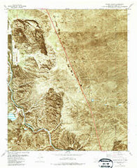 Selden Canyon New Mexico Historical topographic map, 1:24000 scale, 7.5 X 7.5 Minute, Year 1982