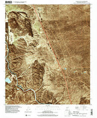 Selden Canyon New Mexico Historical topographic map, 1:24000 scale, 7.5 X 7.5 Minute, Year 1996