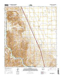 Selden Canyon New Mexico Current topographic map, 1:24000 scale, 7.5 X 7.5 Minute, Year 2017