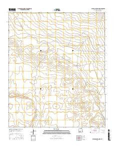 Selden Canyon NE New Mexico Current topographic map, 1:24000 scale, 7.5 X 7.5 Minute, Year 2017