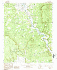 Sena New Mexico Historical topographic map, 1:24000 scale, 7.5 X 7.5 Minute, Year 1989