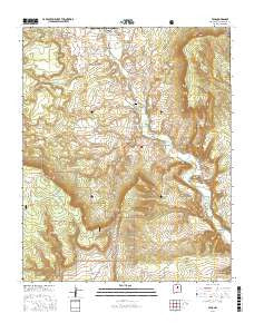 Sena New Mexico Current topographic map, 1:24000 scale, 7.5 X 7.5 Minute, Year 2017