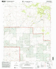 Seneca New Mexico Historical topographic map, 1:24000 scale, 7.5 X 7.5 Minute, Year 1998