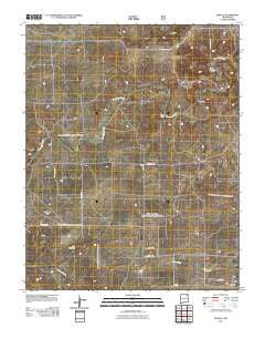 Seneca New Mexico Historical topographic map, 1:24000 scale, 7.5 X 7.5 Minute, Year 2011