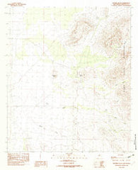 Sentinel Butte New Mexico Historical topographic map, 1:24000 scale, 7.5 X 7.5 Minute, Year 1982