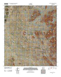 Sentinel Butte New Mexico Historical topographic map, 1:24000 scale, 7.5 X 7.5 Minute, Year 2010