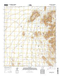 Sentinel Butte New Mexico Historical topographic map, 1:24000 scale, 7.5 X 7.5 Minute, Year 2013