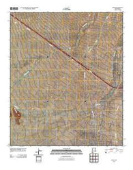 Separ New Mexico Historical topographic map, 1:24000 scale, 7.5 X 7.5 Minute, Year 2010