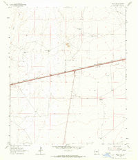Separ NE New Mexico Historical topographic map, 1:24000 scale, 7.5 X 7.5 Minute, Year 1964