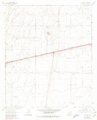 Separ NE New Mexico Historical topographic map, 1:24000 scale, 7.5 X 7.5 Minute, Year 1964