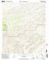 Serpentine Bends New Mexico Historical topographic map, 1:24000 scale, 7.5 X 7.5 Minute, Year 2001