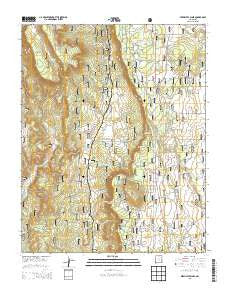 Servilleta Plaza New Mexico Current topographic map, 1:24000 scale, 7.5 X 7.5 Minute, Year 2013