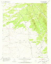Seton Village New Mexico Historical topographic map, 1:24000 scale, 7.5 X 7.5 Minute, Year 1952